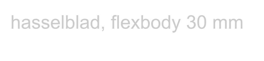 hasselblad, flexbody 30 mm